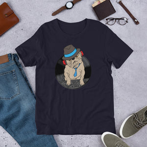 Pug DJ Short Sleeve Tee