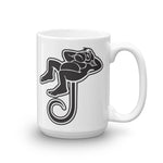 Left-Handed Solid Black Chango Mug