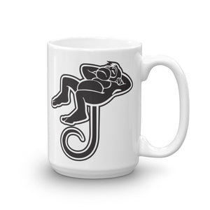 Left-Handed Solid Black Chango Mug