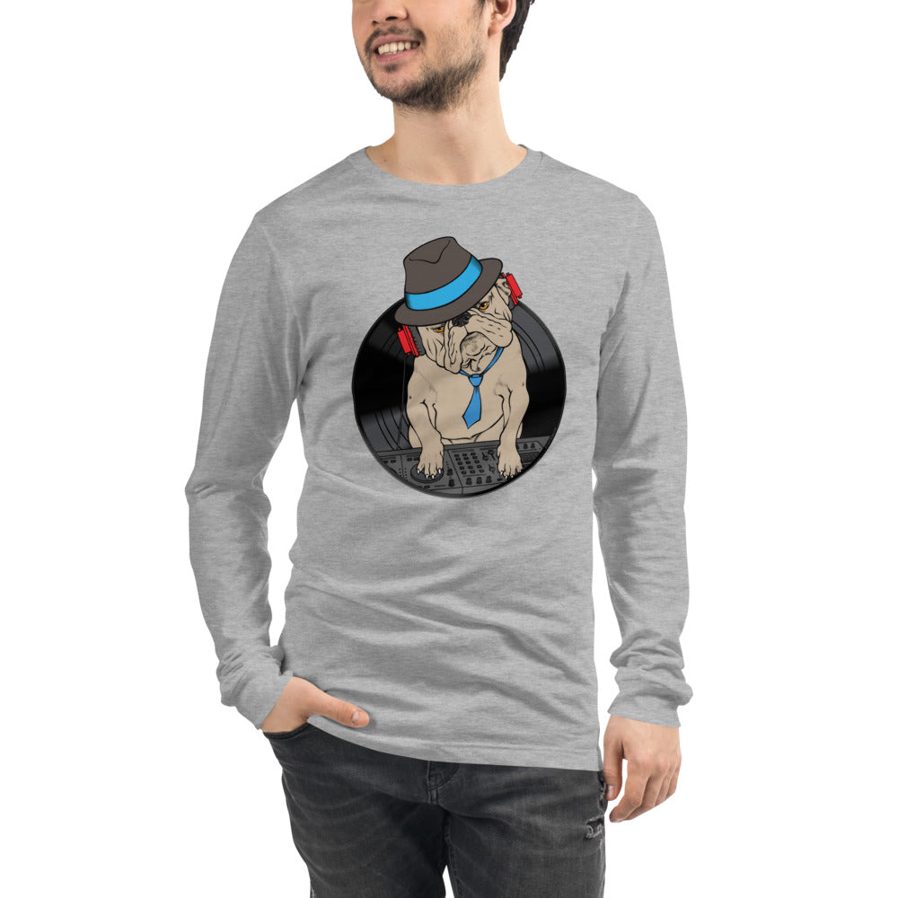 Pug DJ Unisex Long Sleeve Tee