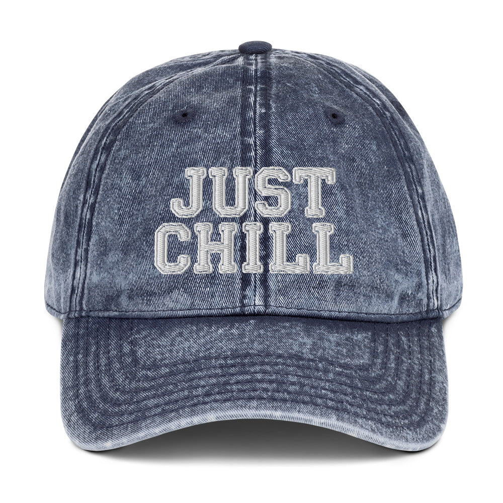 Just Chill Vintage Cotton Twill Cap