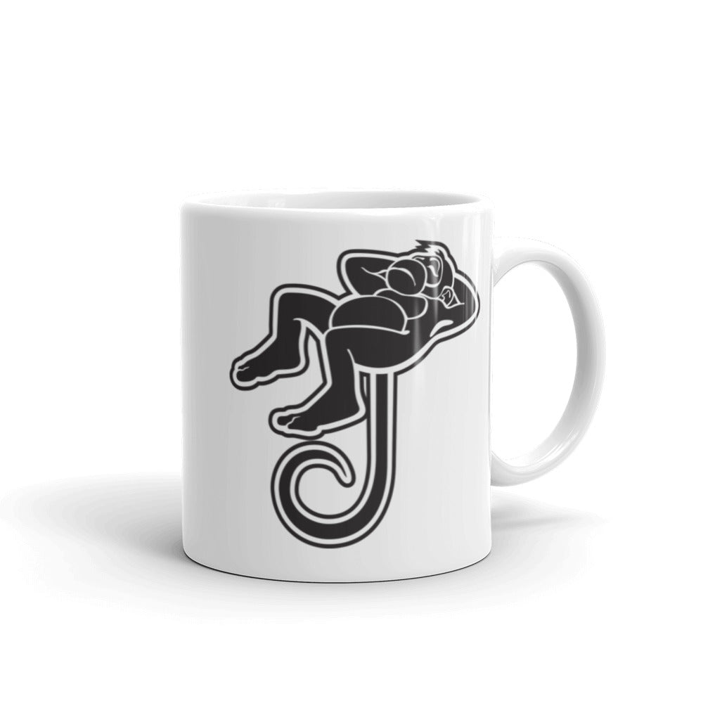 Left-Handed Solid Black Chango Mug